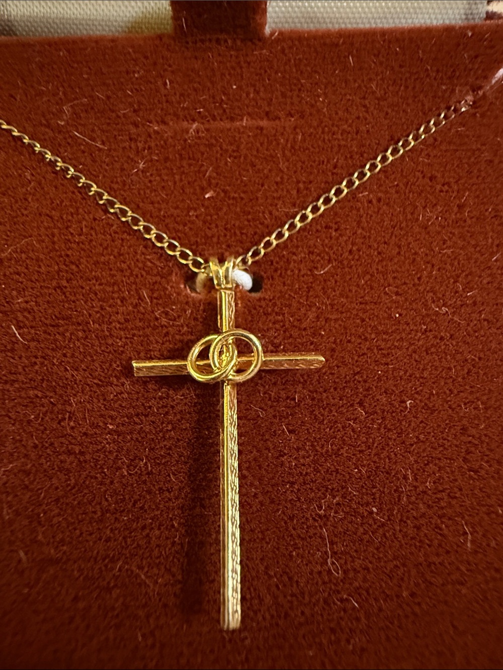 Cross Pendant Necklace Minimalist